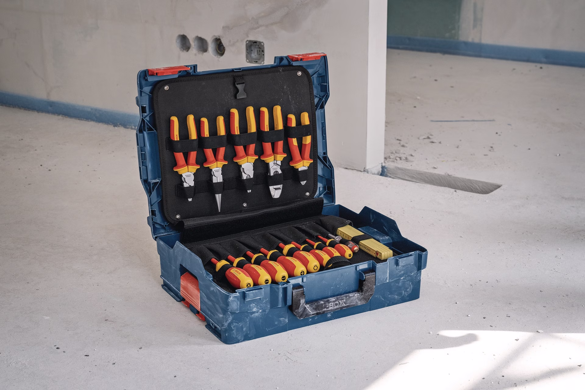 Werkzeugkoffer 37-tlg.Elektrikerkoffer in L-BOXX