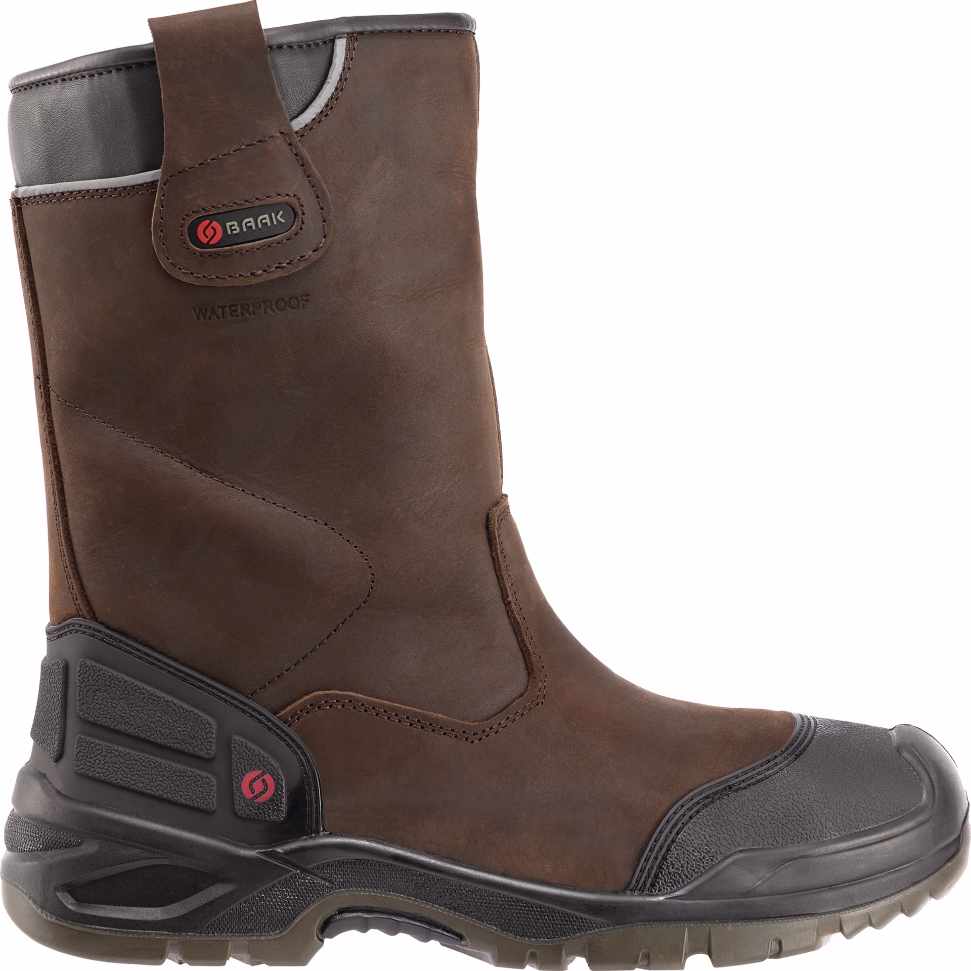 Sicherheitsschlupfstiefel Hercules Gr.42 W.11 braun S3 SRC WR ESD Leder