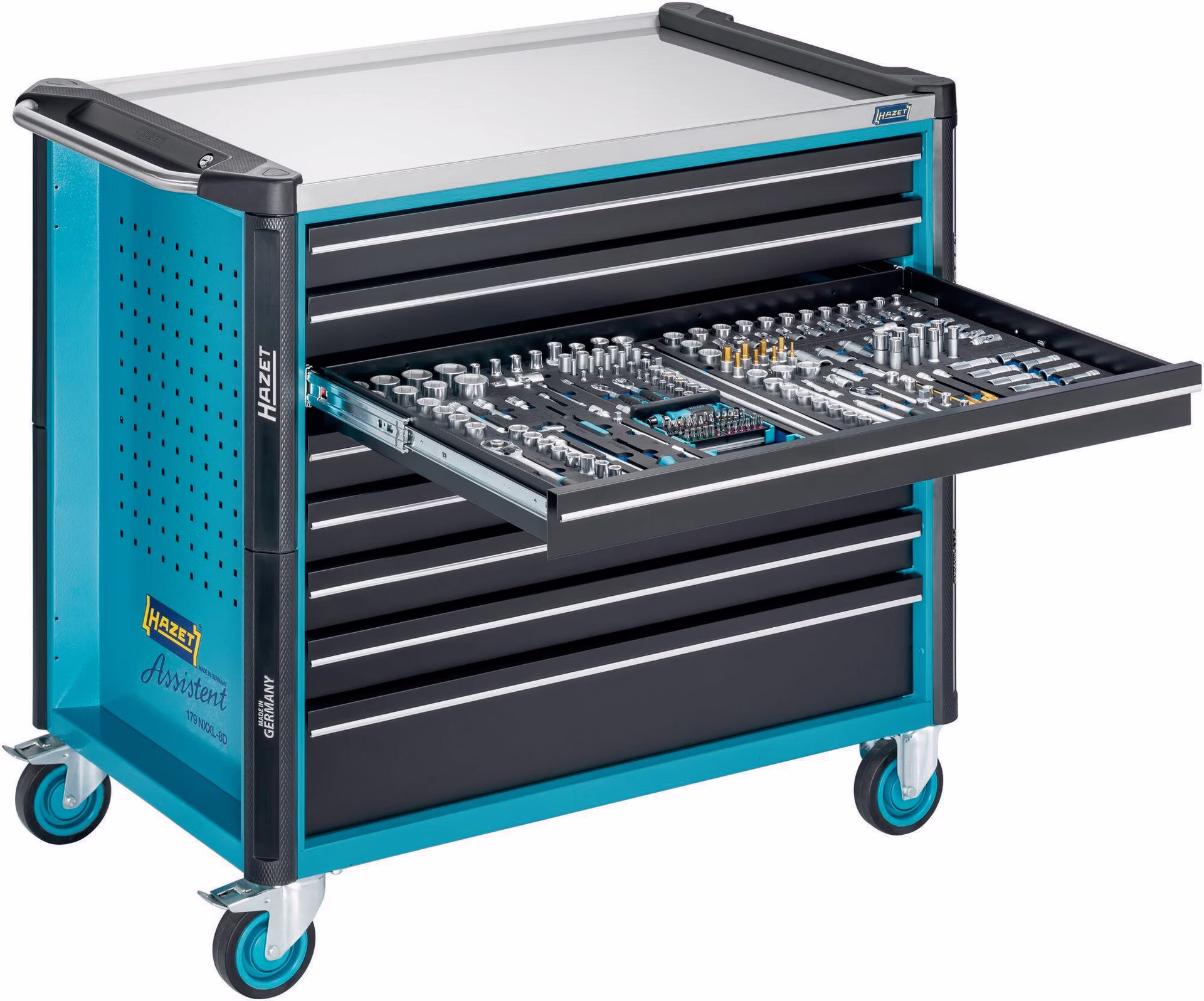 Wkz.wagen 179NXXL-8D/619 B1133xT642xH1020mm 1000kg 8Schubl.616-tlg.Stahlbl