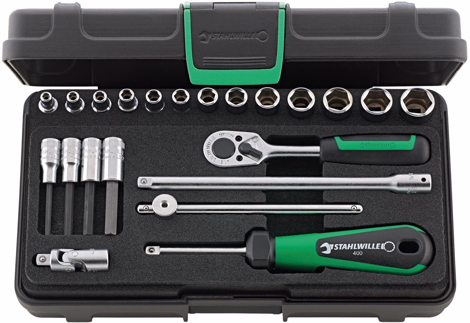 Steckschlüsselsatz 40/44/17/5 KN 22-tlg.1/4 Zoll SW 3,5-13mm Z.22 6KT