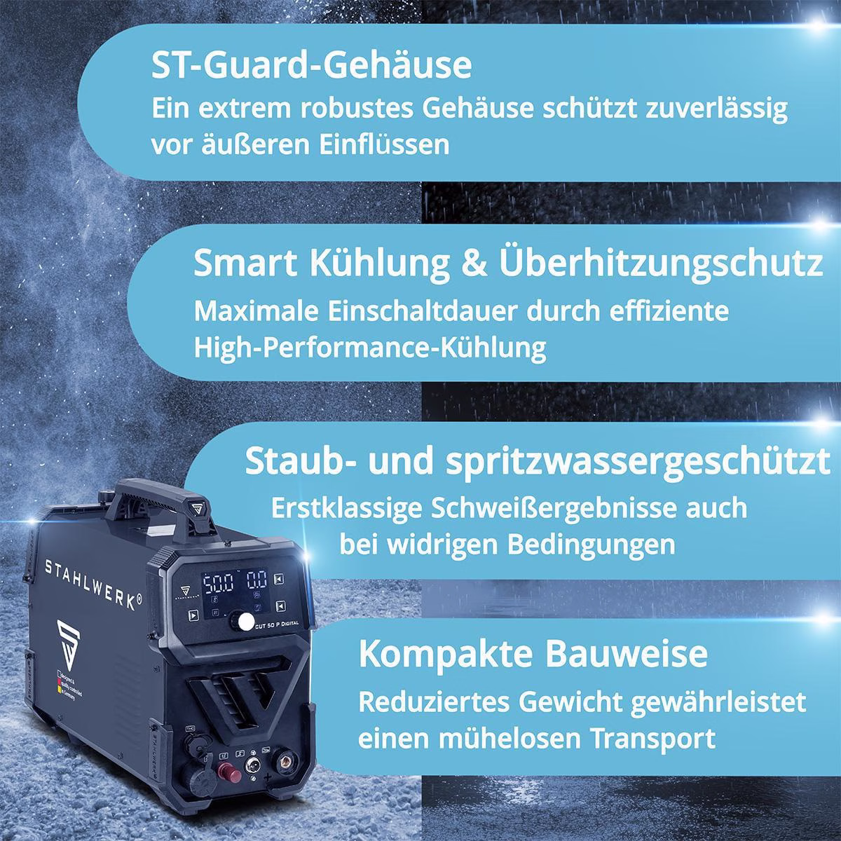 Plasmaschneider CUT 50 Pro Digital Einzelgerät m.Zub