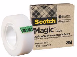 Scotch® Klebefilm Magic™ Hergestellt aus pflanzlichen Materialien 900 19 mm x 30