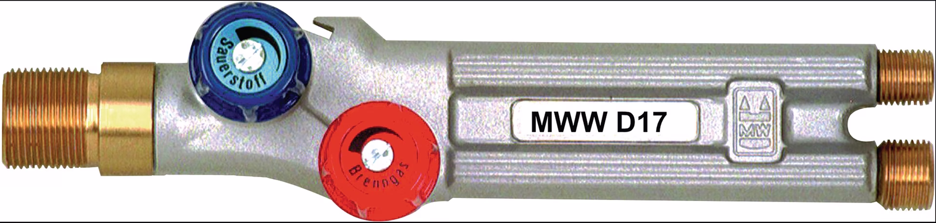 Griffstück Druckguss-Messing W 21,4x20 Gg 17mm