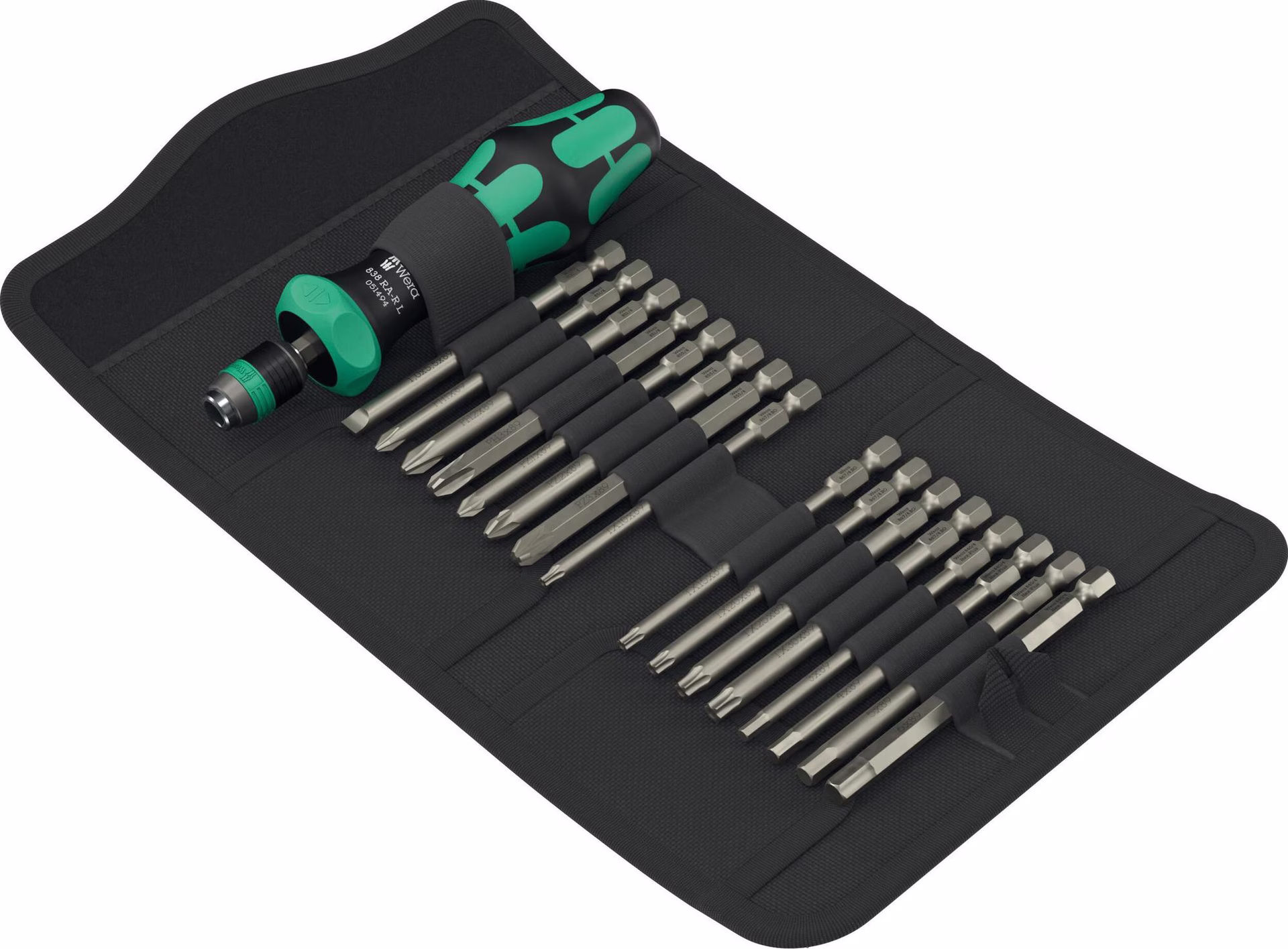 Schraubendrehersatz Kraftform Kompakt 60 RA-R 1 17-tlg.m.Wechselkl