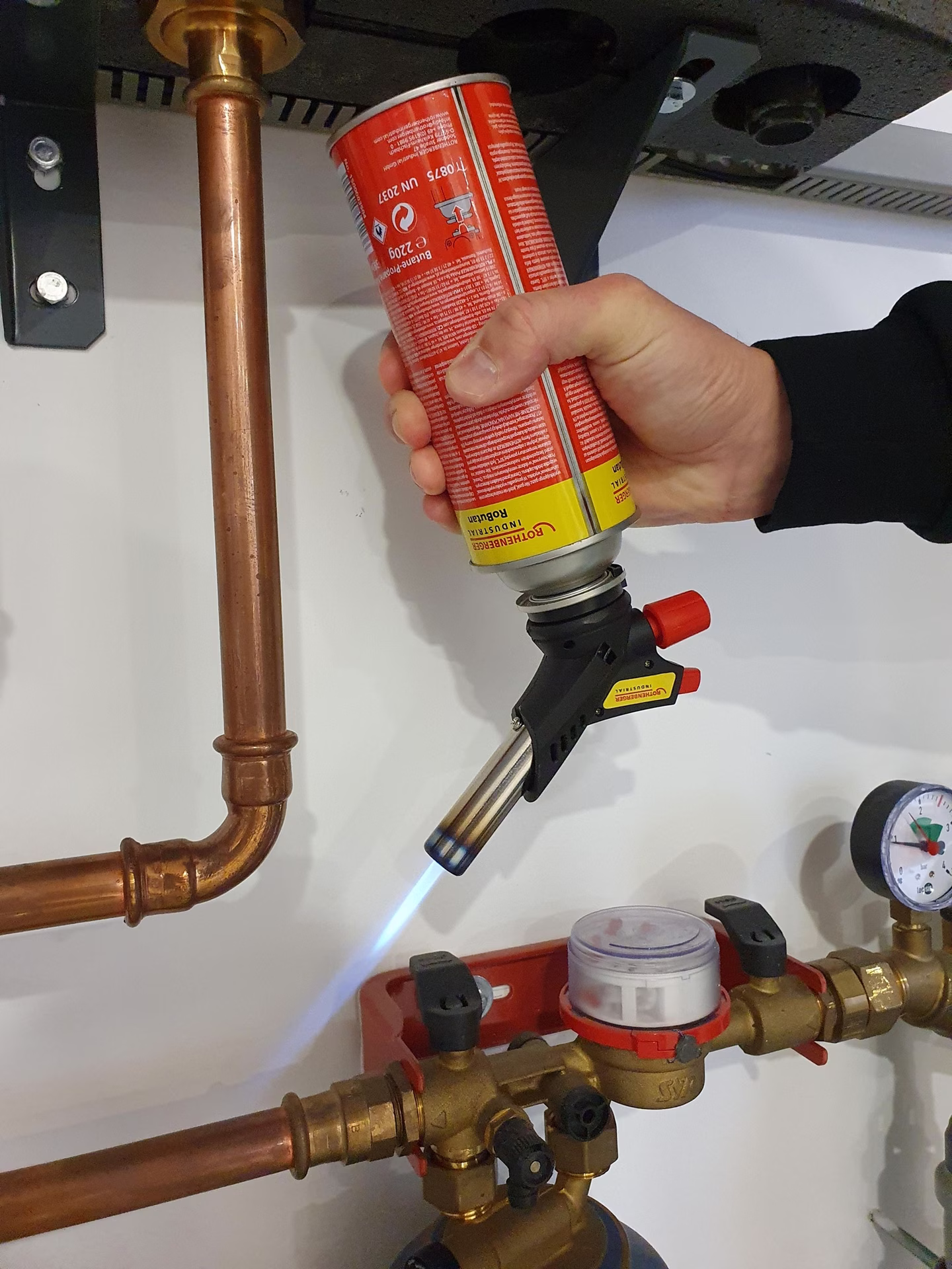 Lötlampe Kit RS 220 m.Gaskartusche 73 g/h 1,0 kW