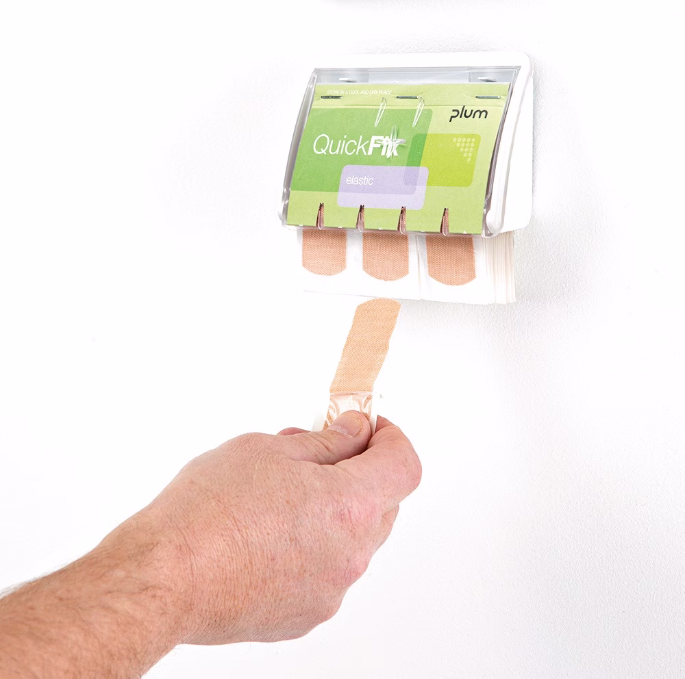 Pflasterspender QuickFix® UNO B130xH85xT35ca.mm transp