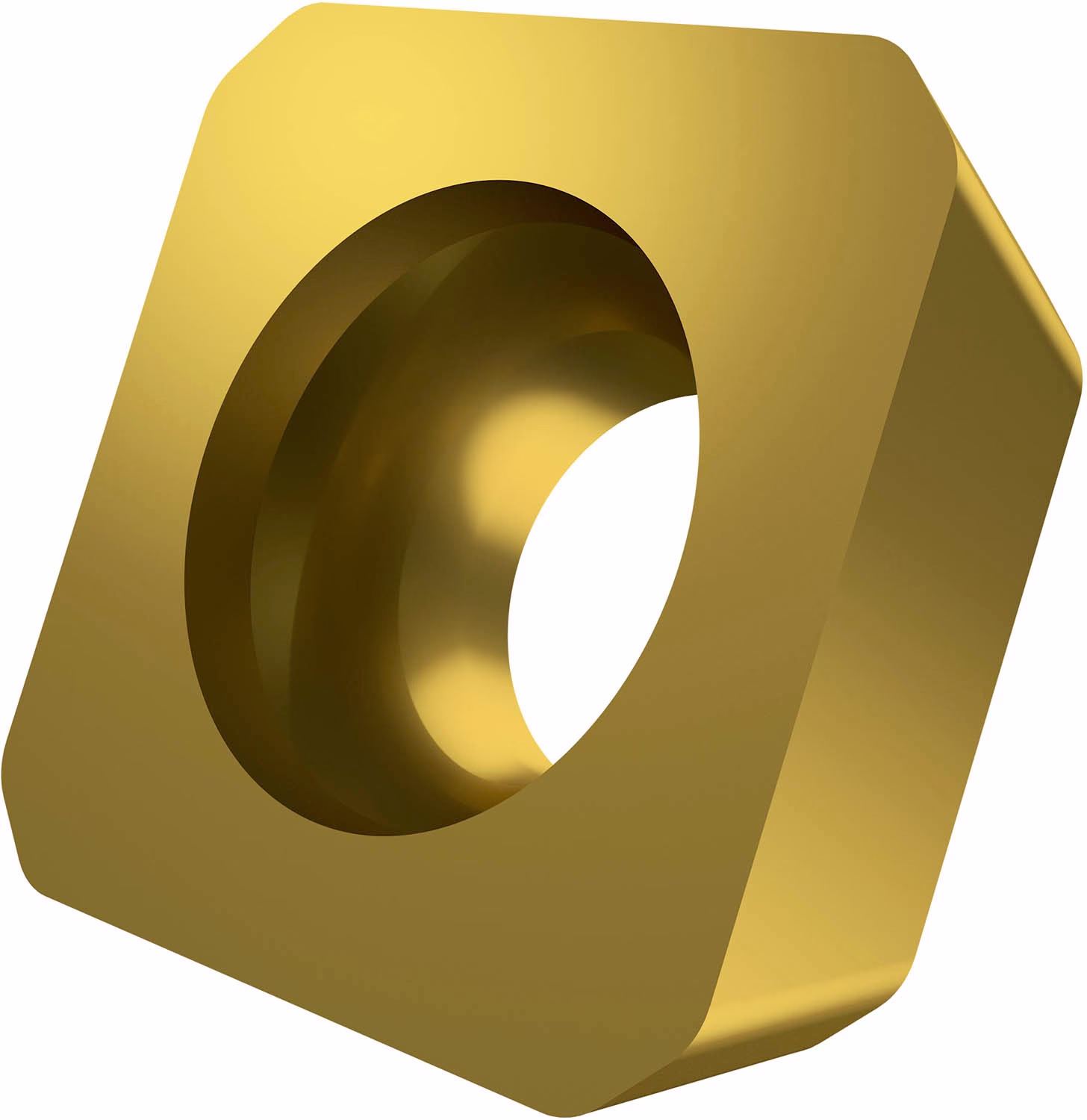 Fräswendeschneidplatte ISO SPEW D.5,5mm PVD beschichtet Gold