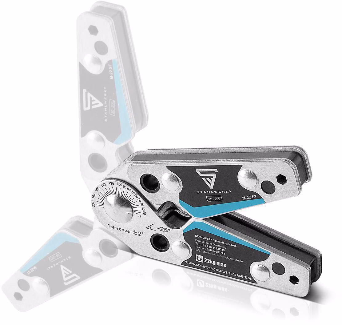 Magnet-Schweißwinkel 48 lbs/22kg daN 20Grad-200Grad