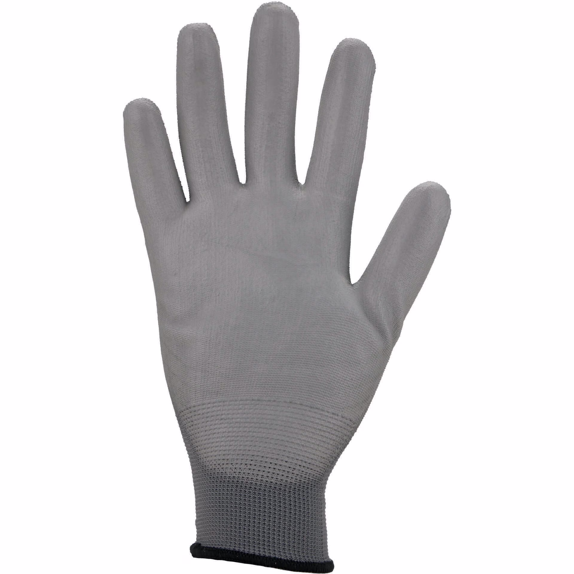 Handschuhe Gr.9 grau EN 388 PSA II Nyl.m.PU