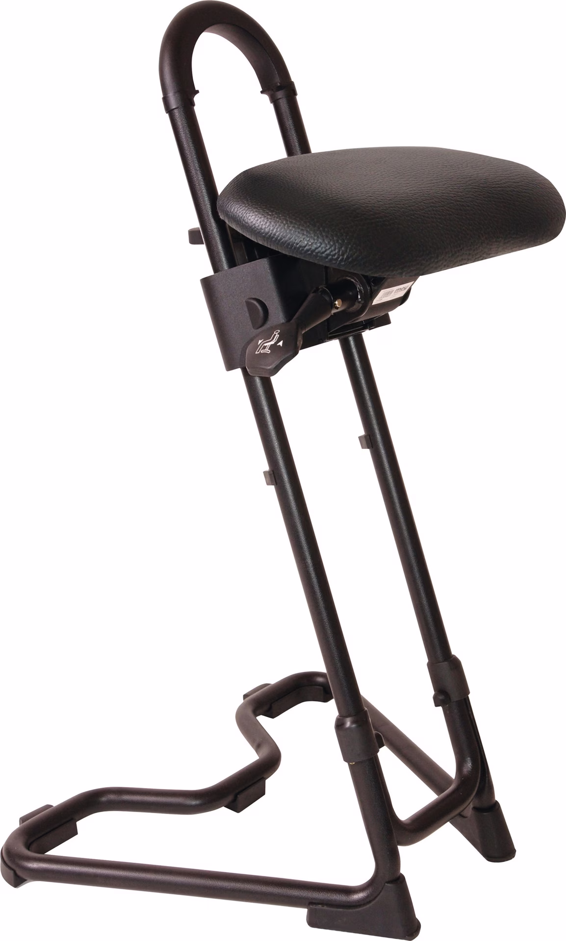 Stehhilfe Kunstleder Sitz-H.610-860mm STA schwarz