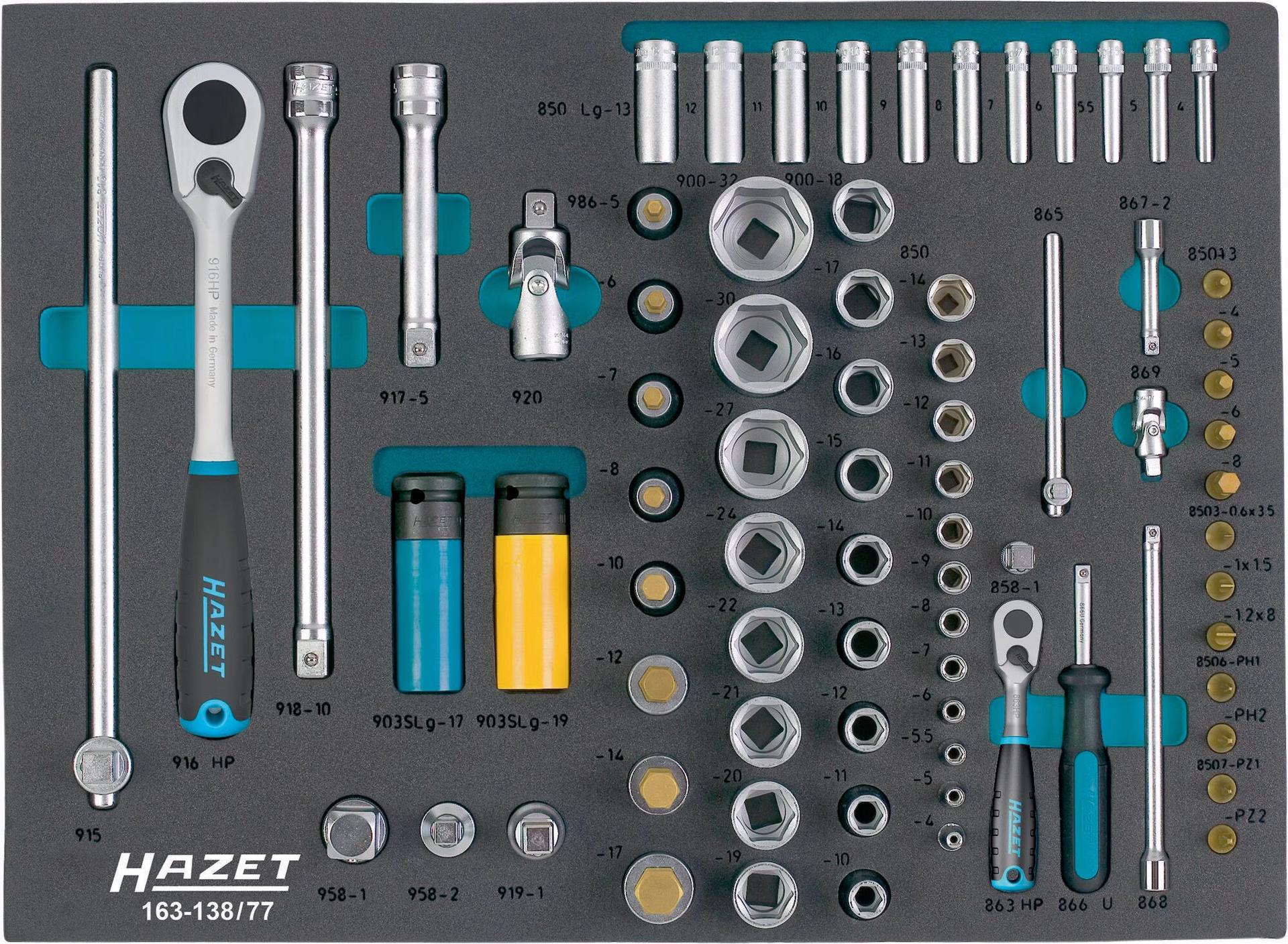 Werkzeugmodul 163-138/77 77-tlg