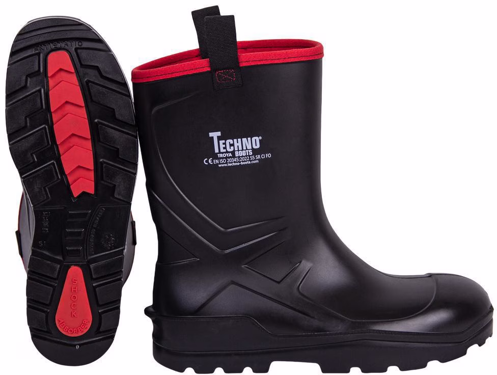 Sicherheitsstiefel BILLUND S5 SR CI FO EN ISO 20345 PU TECHNO BOOTS