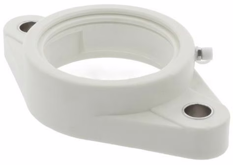 Flanschlagergehäuse TFL205 -WHITE 52mm ov.1St./VE