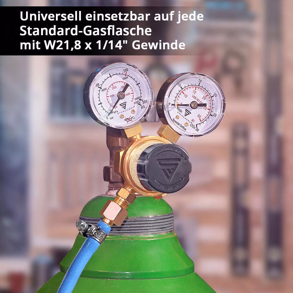 Mini-Druckminderer ST-215 MS W21,8x1/14