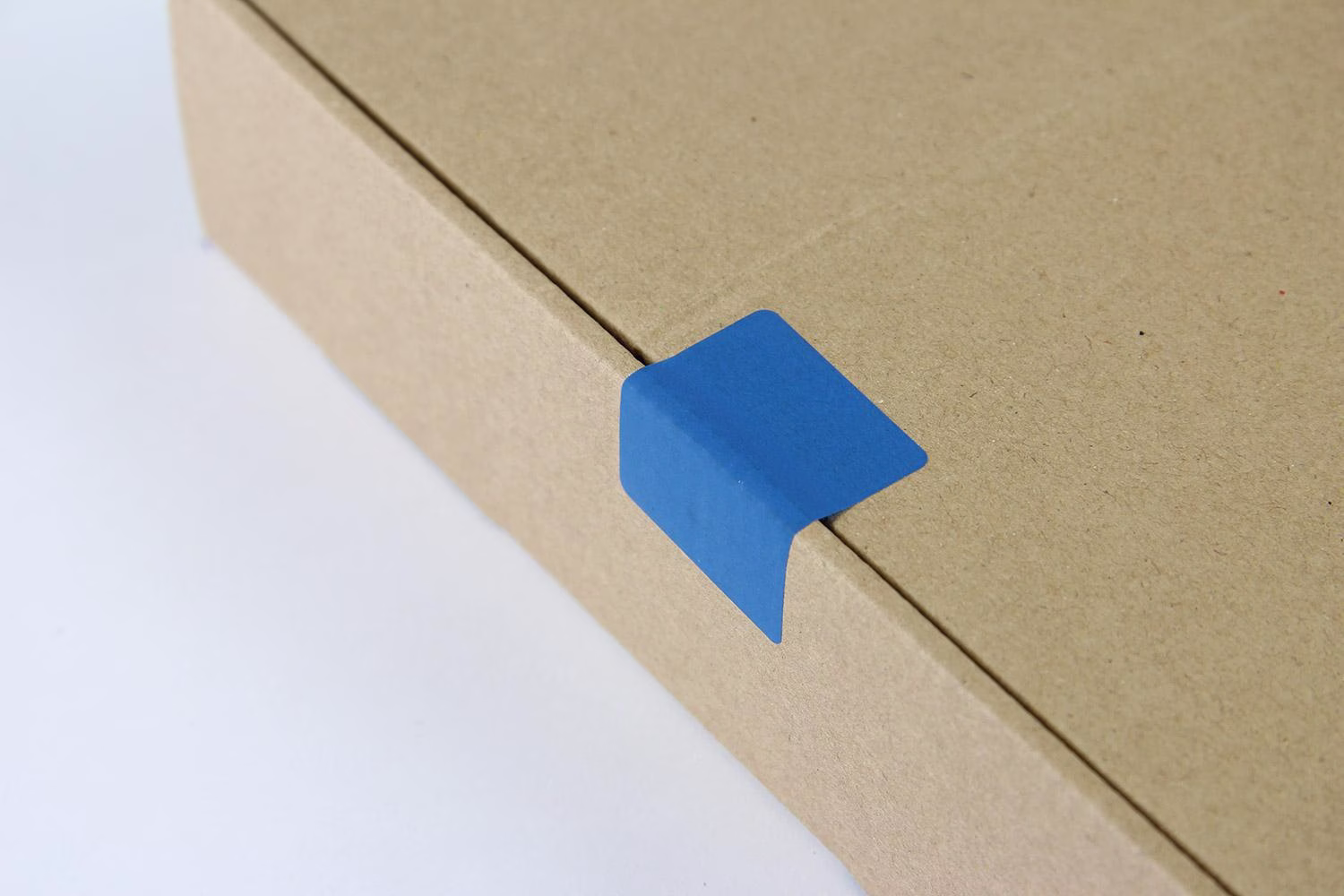 Sicherheitsetiketten Maße 38x32mm blau 500St./Rolle
