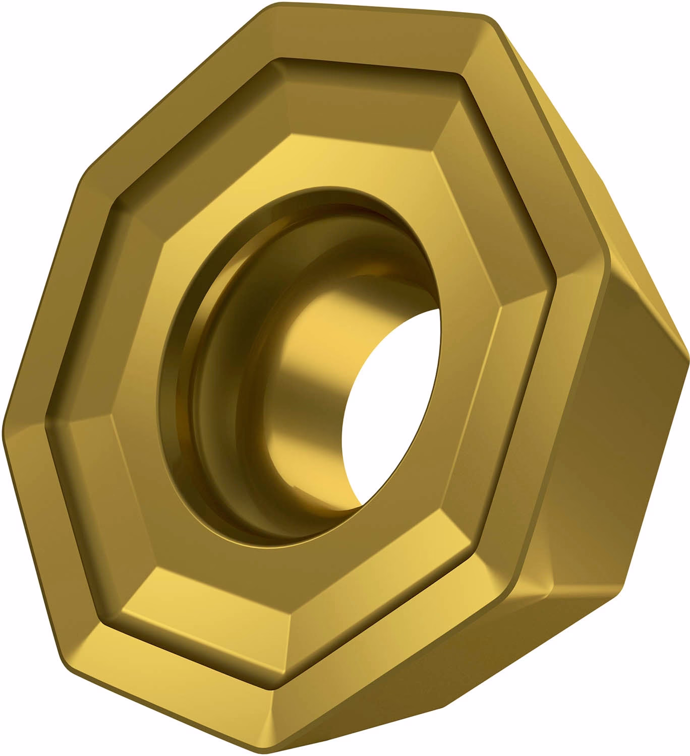Fräswendeschneidplatte ISO ODMT 0504ZZN:M8340 D.4,4mm PVD beschichtet Farbe Gold