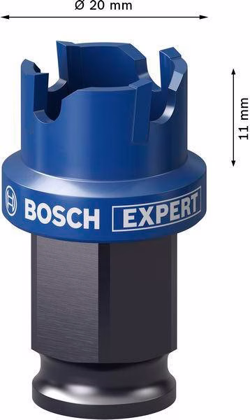 Lochsäge EXPERT Sheet Metal D.20mm Schnitt-T.5mm Power Change Plus