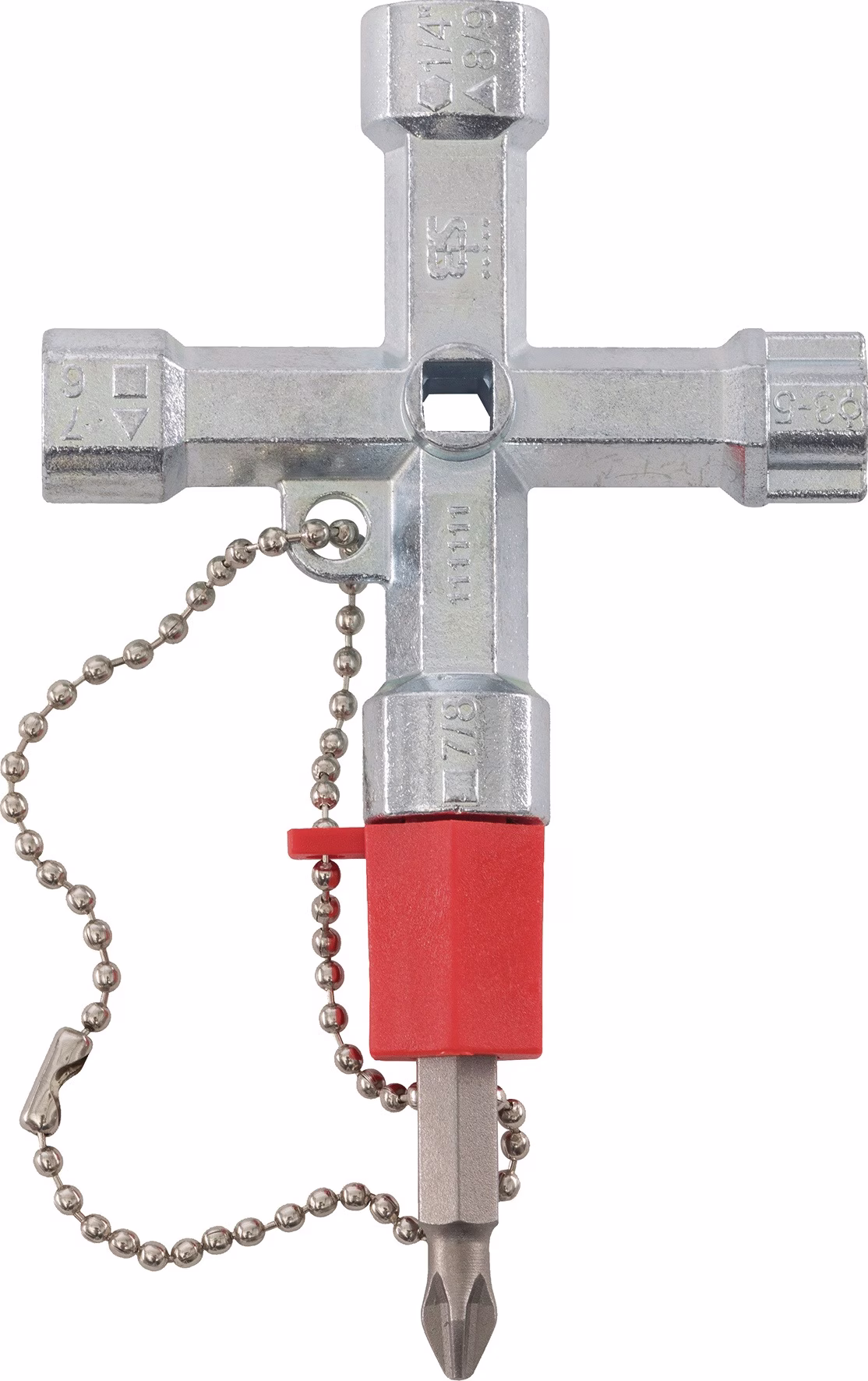 Schaltschrankschlüssel Doublehead Key 11 Funktionen m.Bitadapter