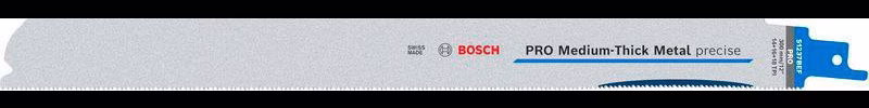 Säbelsägeblatt PRO Medium-Thick Metal precise S1237BEF L300mm B25 mm 5 St./Karte