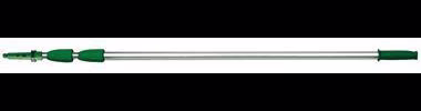 Teleskopstiel OptiLoc ED450 4,5m Aluminium silber/grün