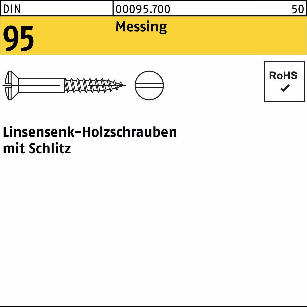 Holzschraube DIN 95 LIKO Schlitz
