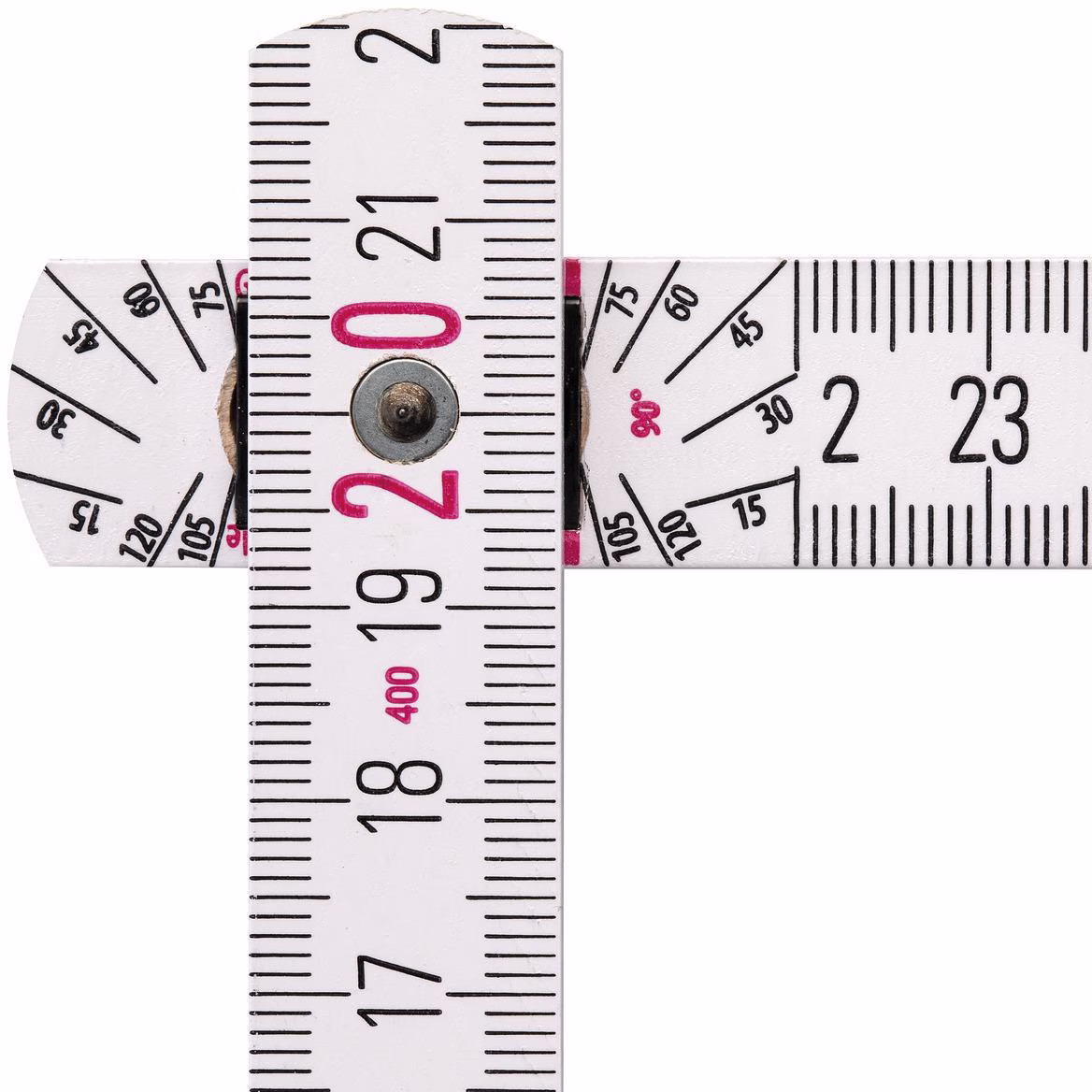 Gliedermaßstab 1407 L.2m B.1,70cm mm/cm EG III Buchenholz weiß
