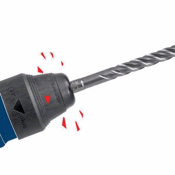 Hammerbohrersatz Expert SDS plus-7X 5-tlg.SDS Plus Ku.-Kass.m.Euroloch