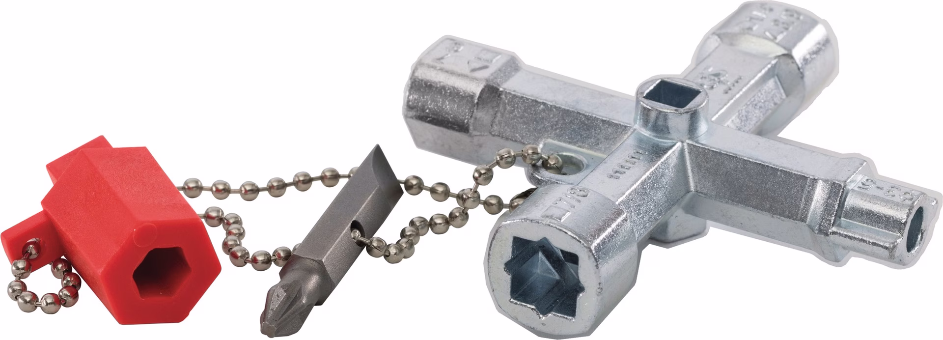 Schaltschrankschlüssel Doublehead Key 11 Funktionen m.Bitadapter