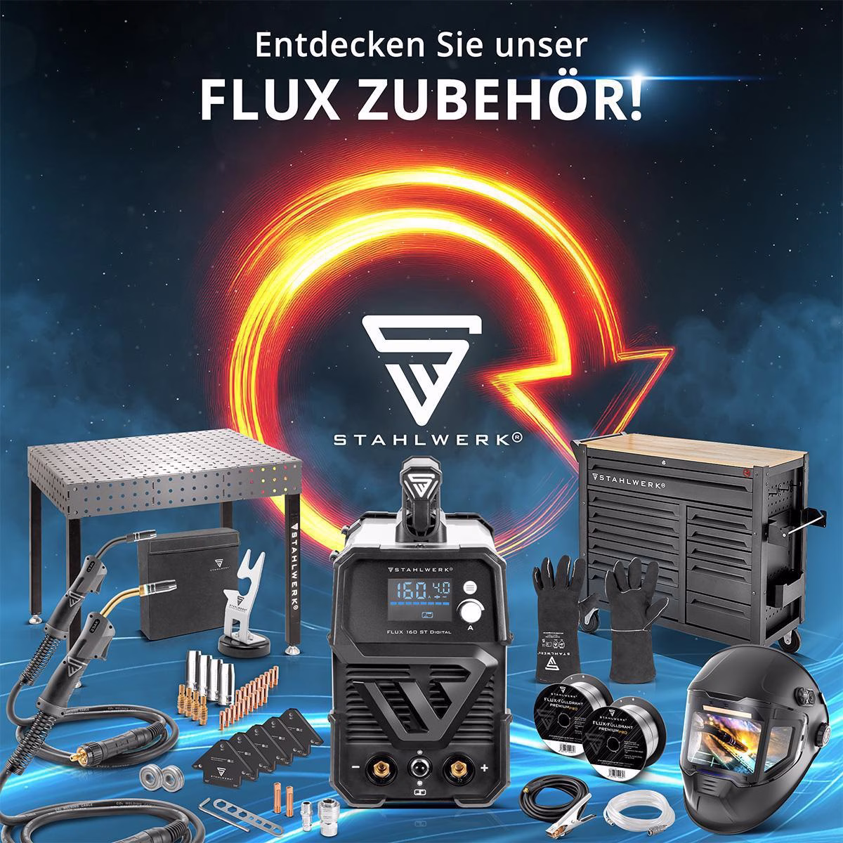 Fülldraht FLUX E71T-GS D.0,8mm S100/D100