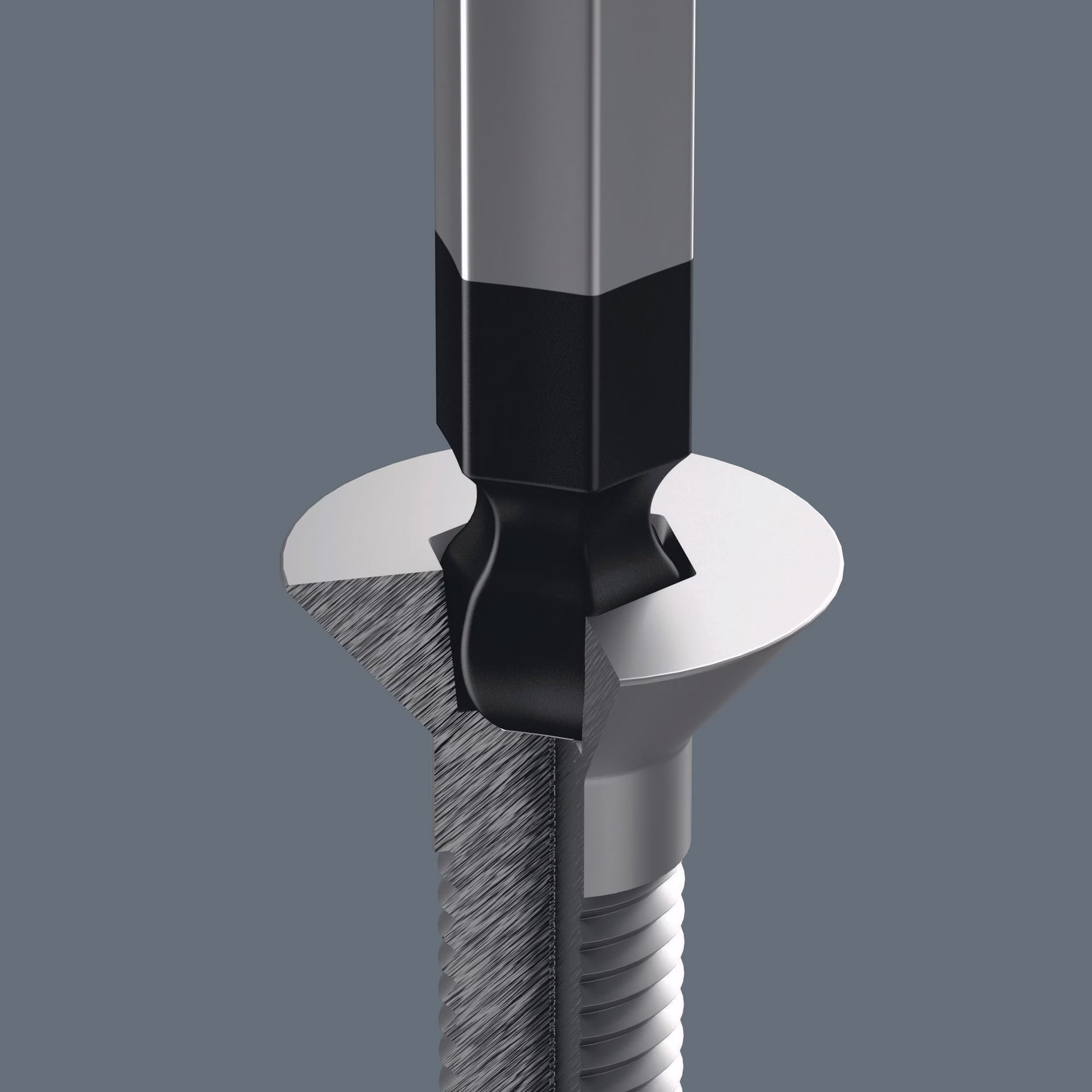 Schraubendreher 352 Gr.2,5mm Klingen-L.100mm 2K-Griff