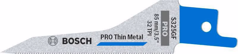 Säbelsägeblatt PRO Thin Metal S325GF L.85mm B.7mm TPI 32 0,8mm 5 St./Karte