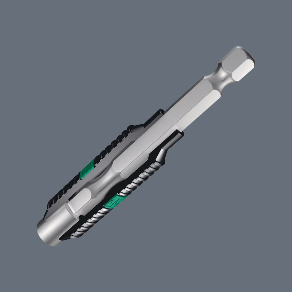 Bithalter Rapidaptor 1/4 Zoll F 6,3 1/4 Zoll C 6,3+E 6,3 SWF L.75mm