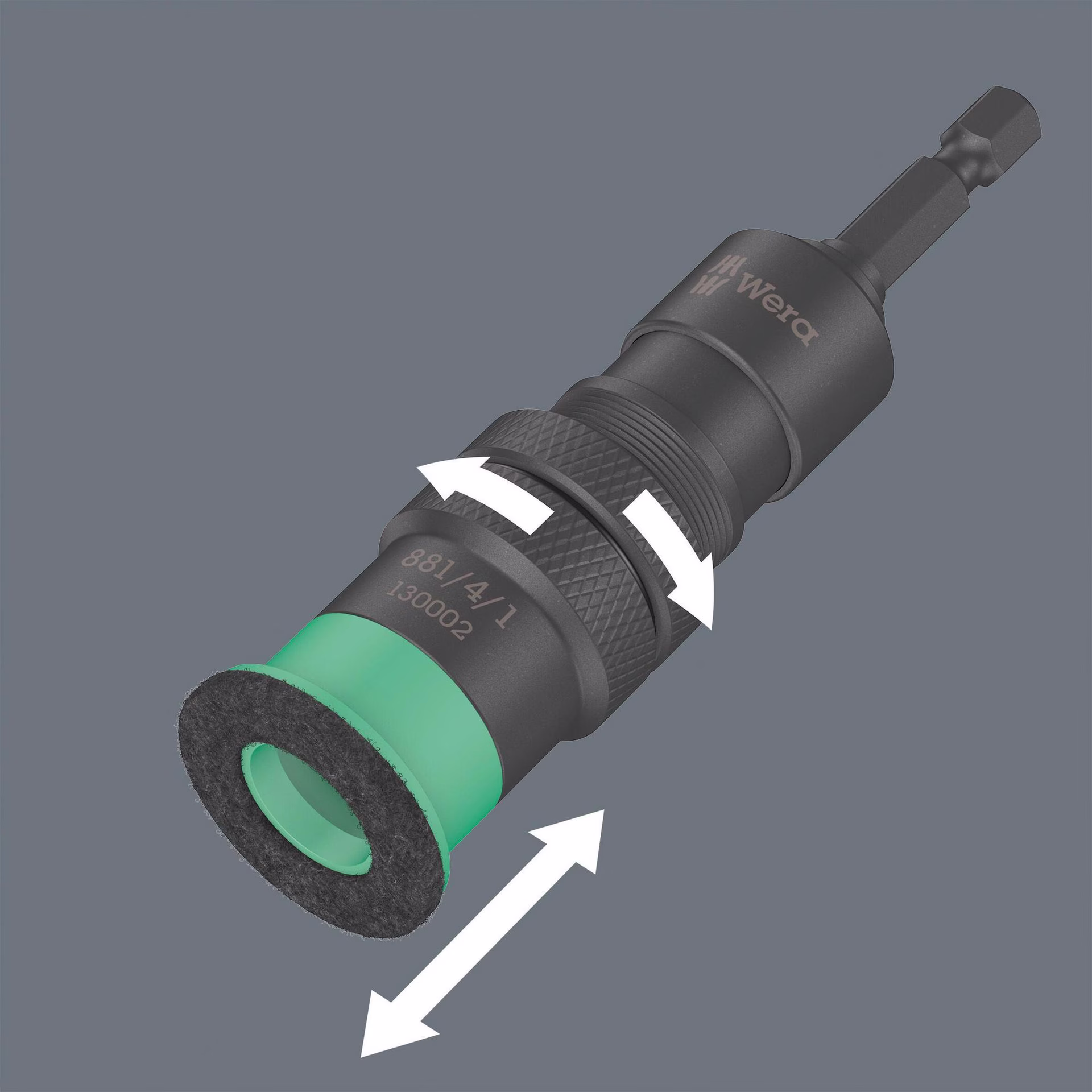 Bithalter 881/4/1 SB 1/4 Zoll 1/4 Zoll L.200mm