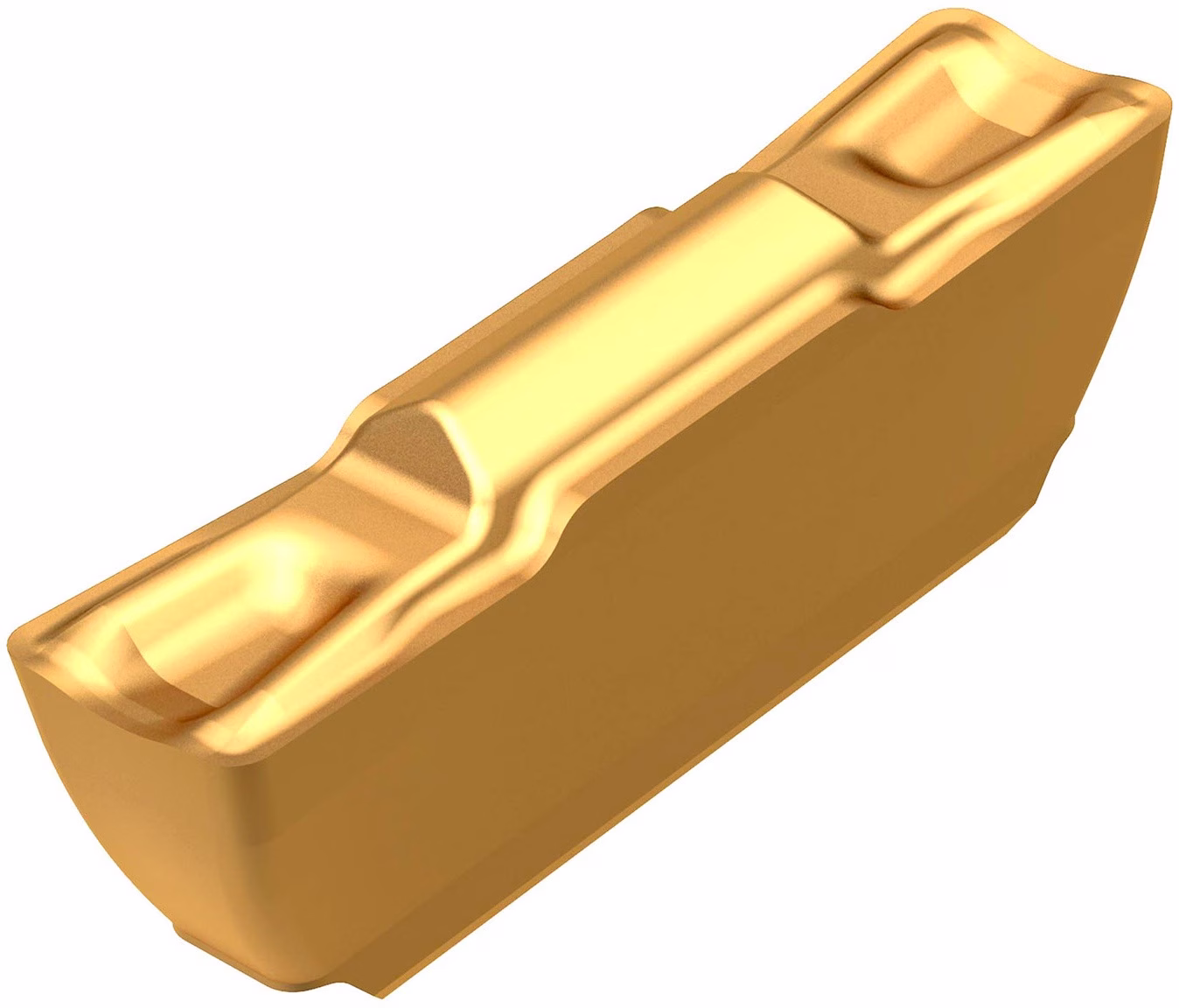 Drehwendeschneidplatte ISO LCMF Breite 3mm PVD beschichtet Gold