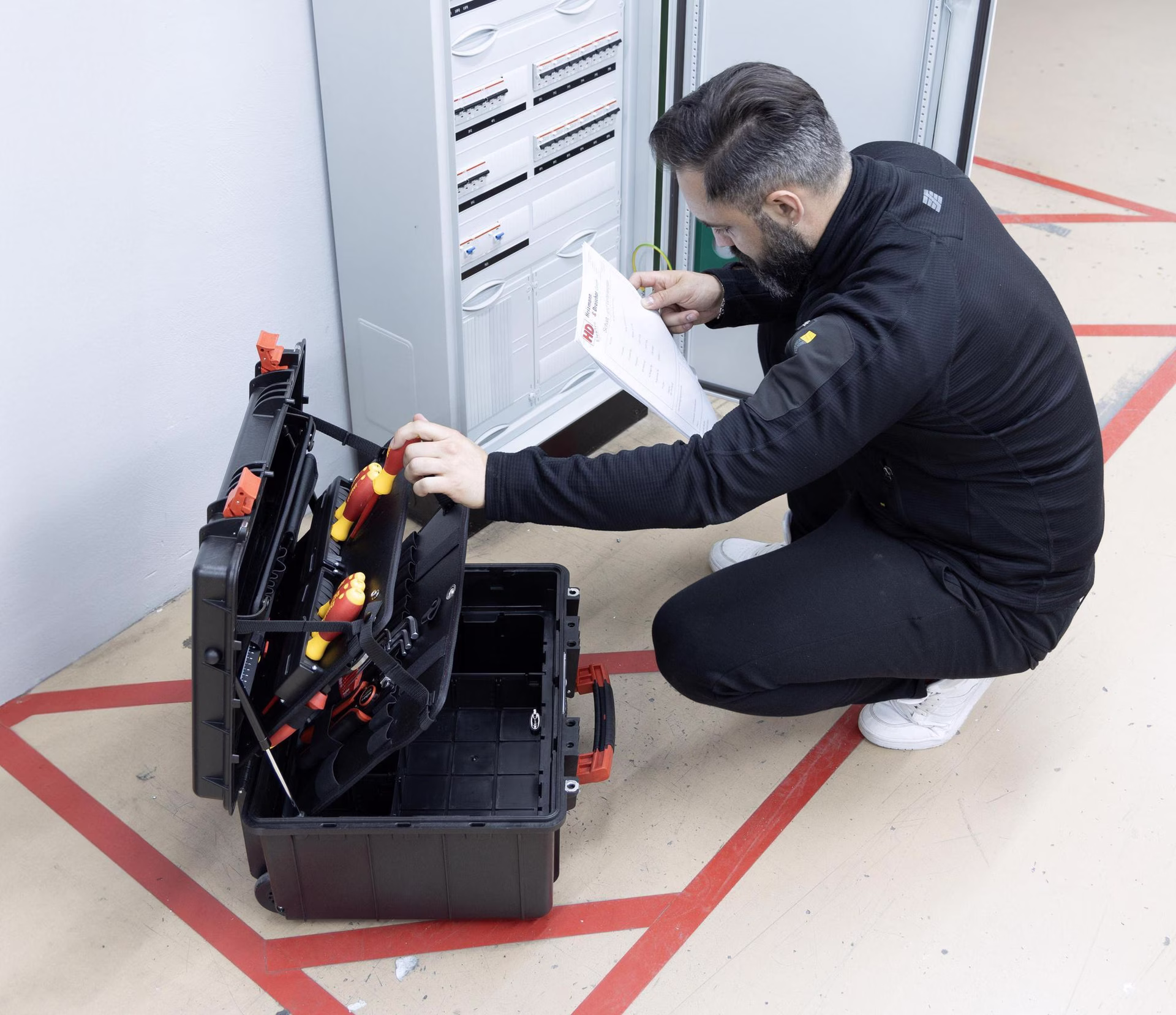 Werkzeugkoffer XL 2 electric 60-tlg.Trolley f.Elektriker