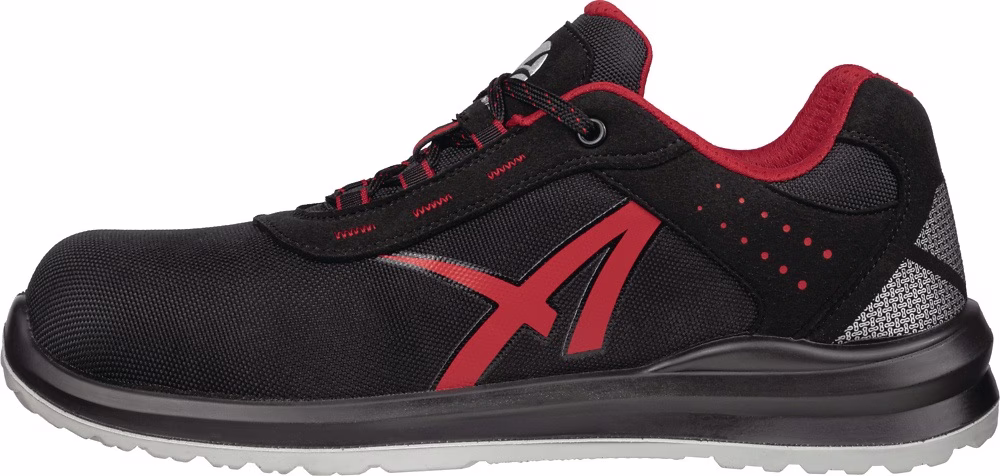 Sicherheitsschuh GRID LOW Gr.40 W.11 schwarz/rot S3L ESD FO SR