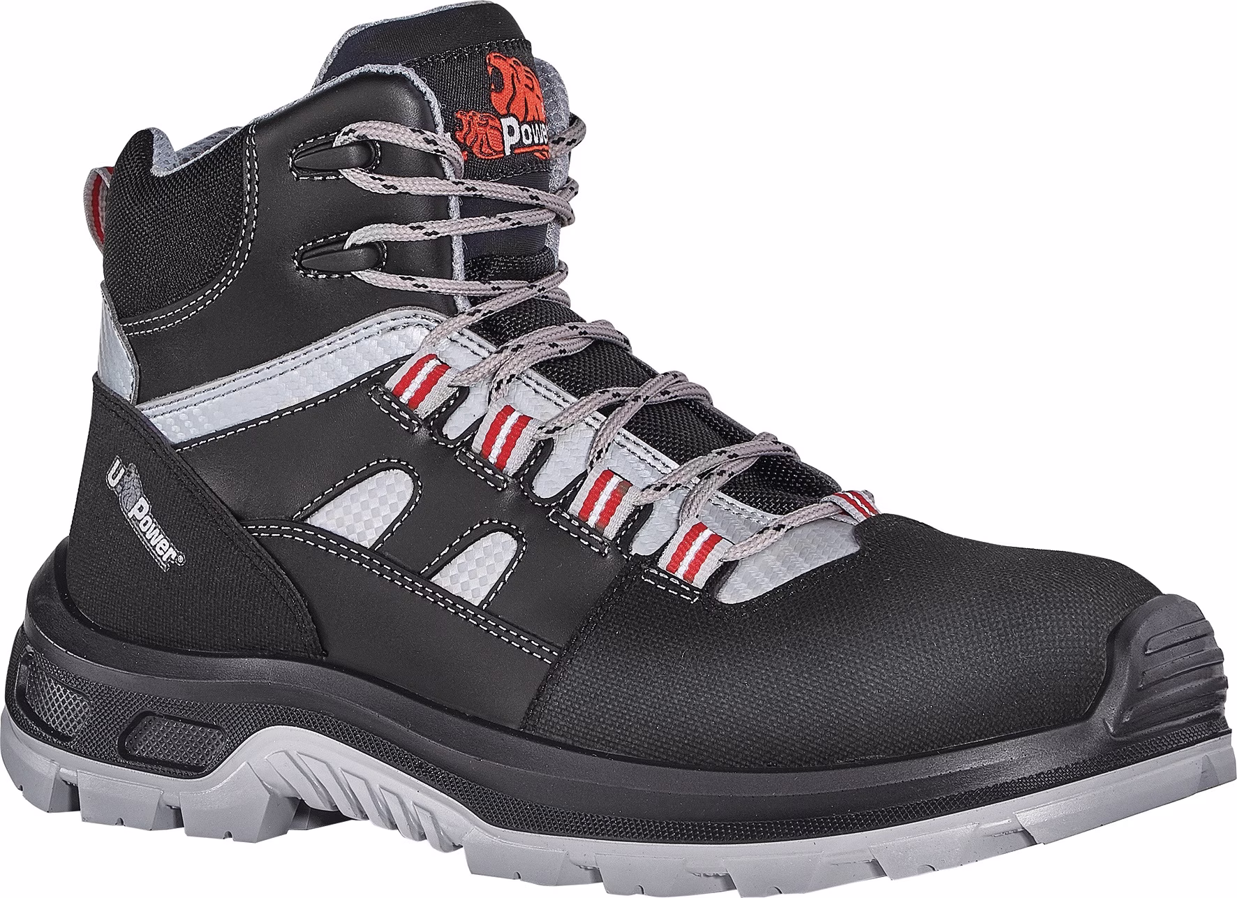 Sicherheitsstiefel Cross W.11 schwarz/grau/rot S3S FO SR