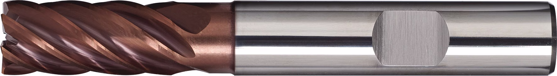 Schaftfräser DIN 6527L VHM TiAlN 35-38Grad HB lang