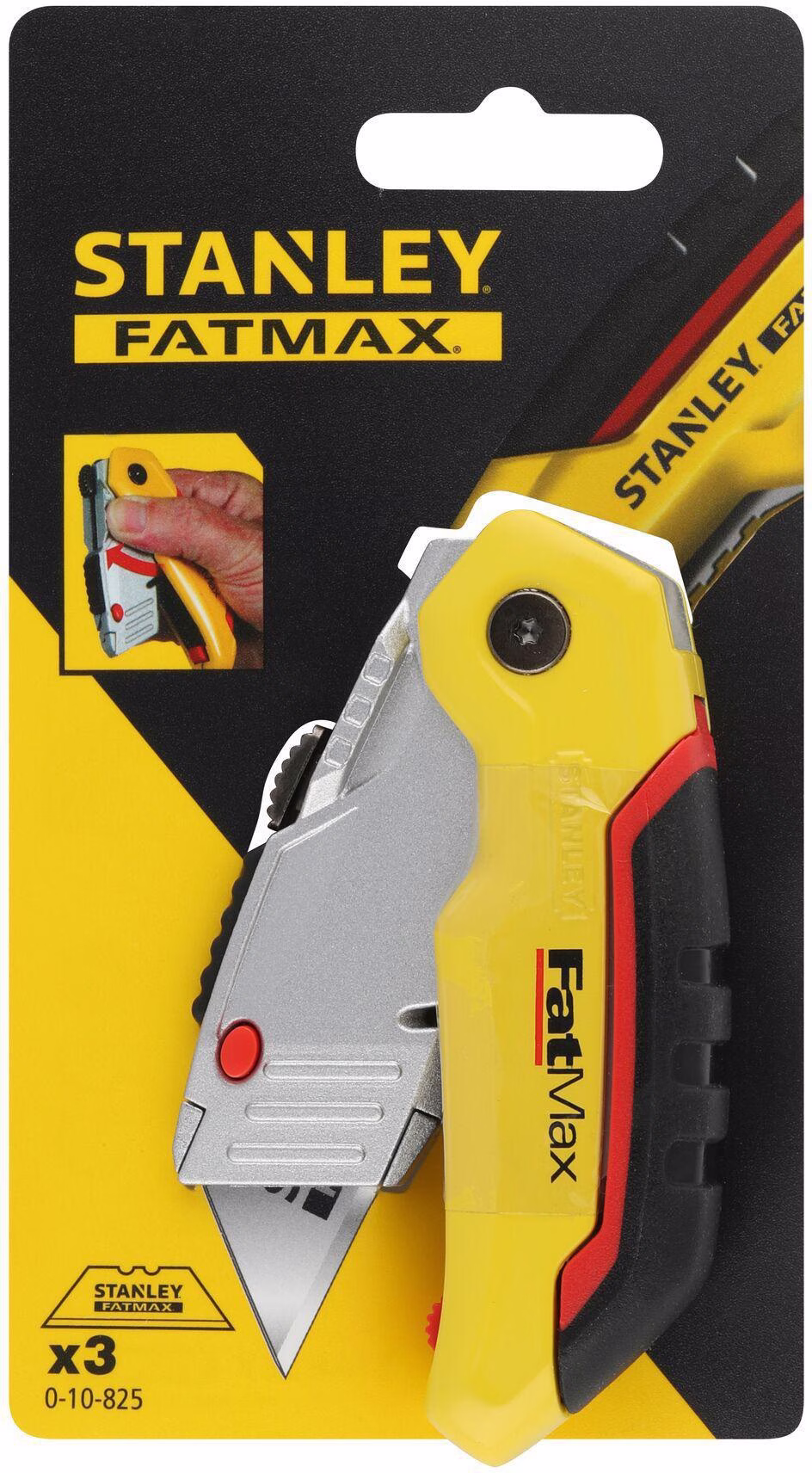 Klappmesser FATMAX® L.140mm Kl.einziehbar Geh.Ku.SB