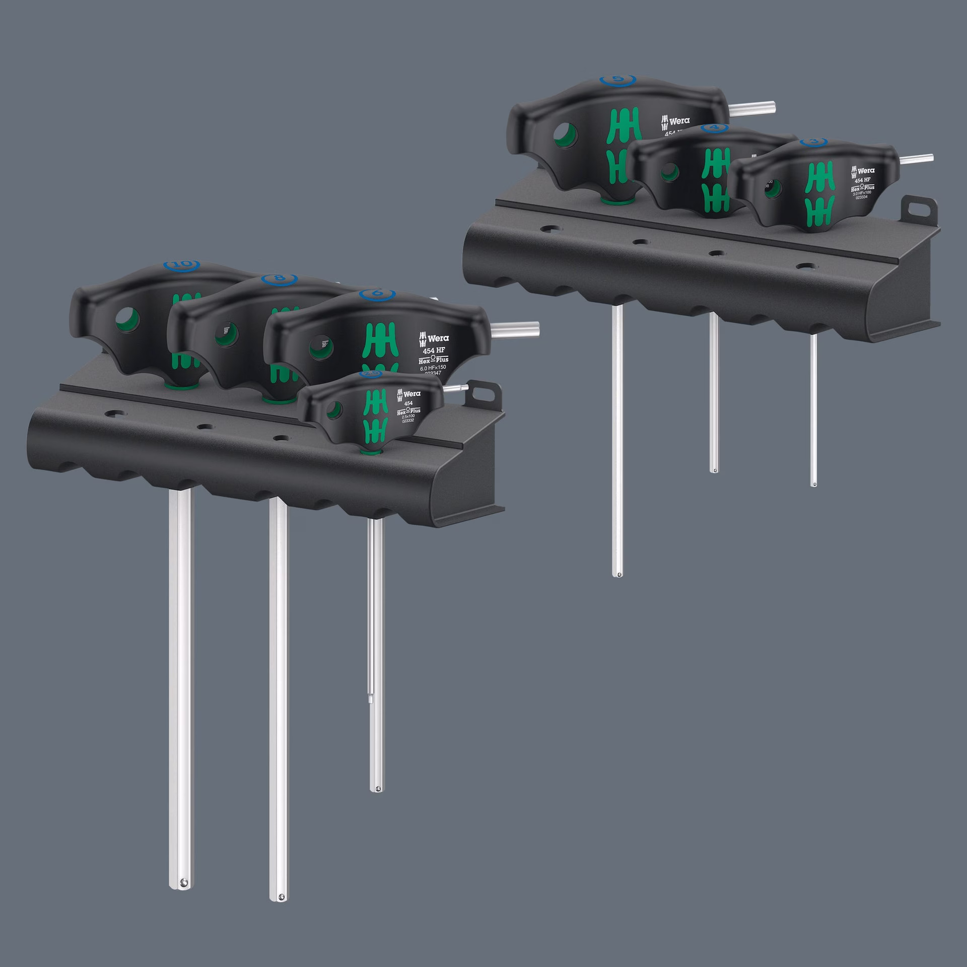 Sechskantschraubendrehersatz 454/7 HF Set 1 7teilig Quergriff