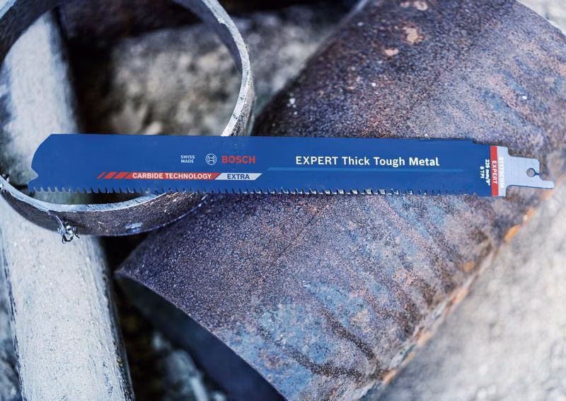 Säbelsägeblatt Expert Thick Tough Metal L.150mm B.25mm TPI 8 3mm 1 St./Karte