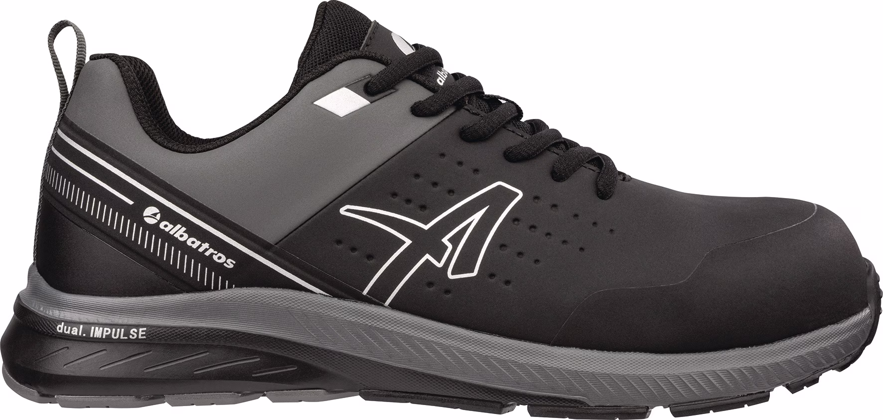 Sicherheitsschuh Vigor 2 Impulse Black Low Gr.42 grau S3S ESD FO HRO SR