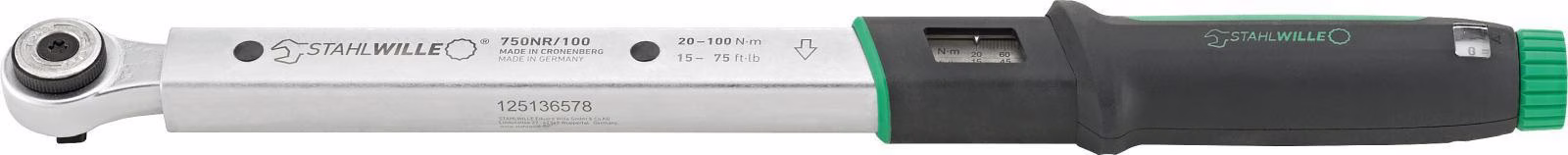 Drehmomentschlüssel 750NR/100 3/8 Zoll 20-100 Nm