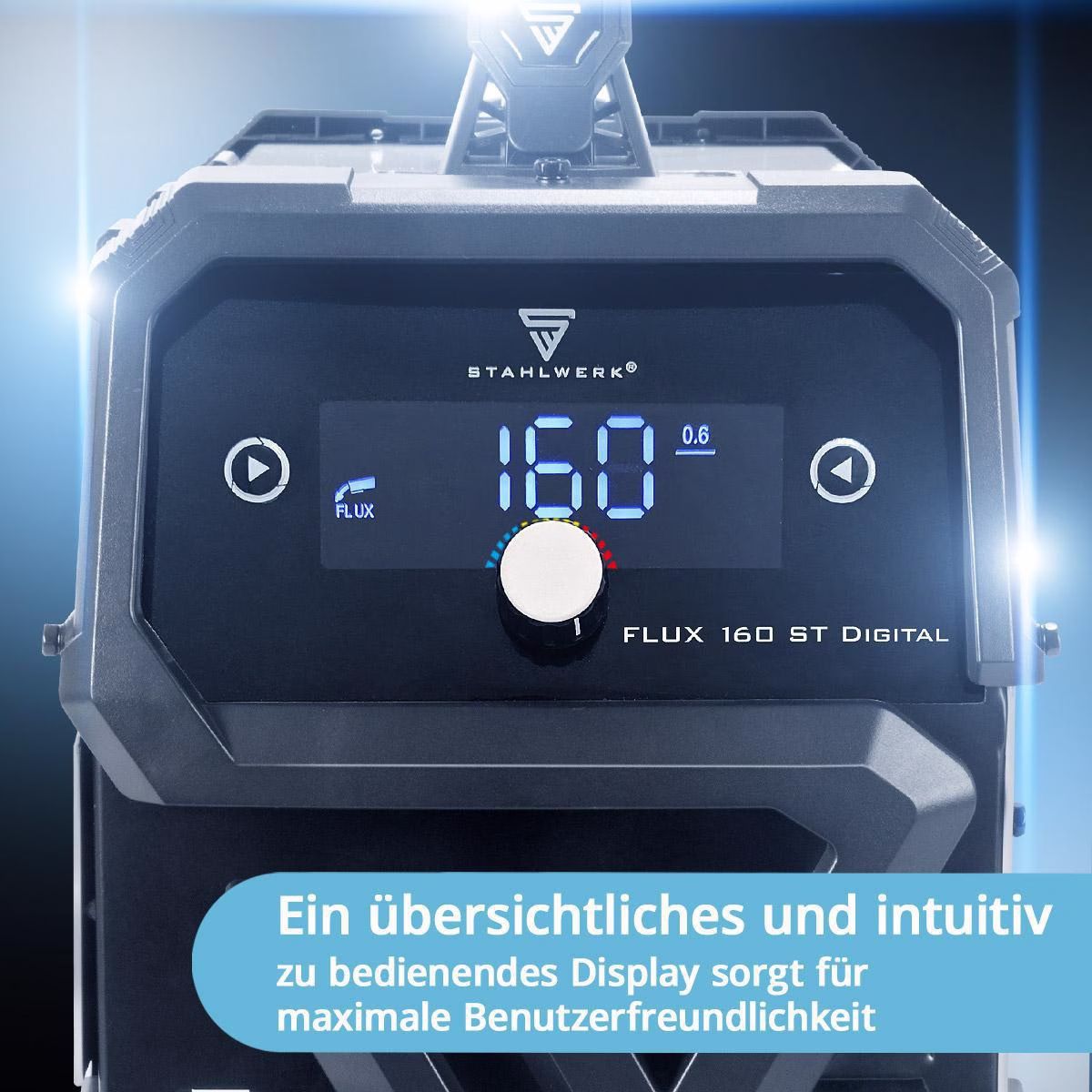 Fülldrahtschweißgerät FLUX 160 ST Digital m.Zub.20-160 A gasg