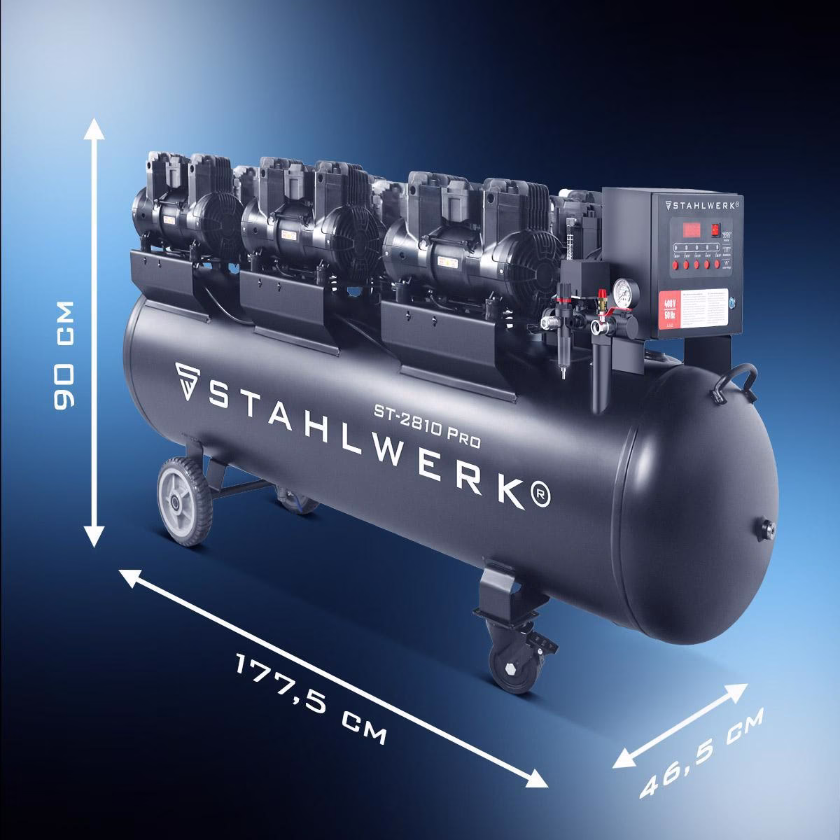 Kompressor ST-2810 Pro 1500l/min 10bar 280l