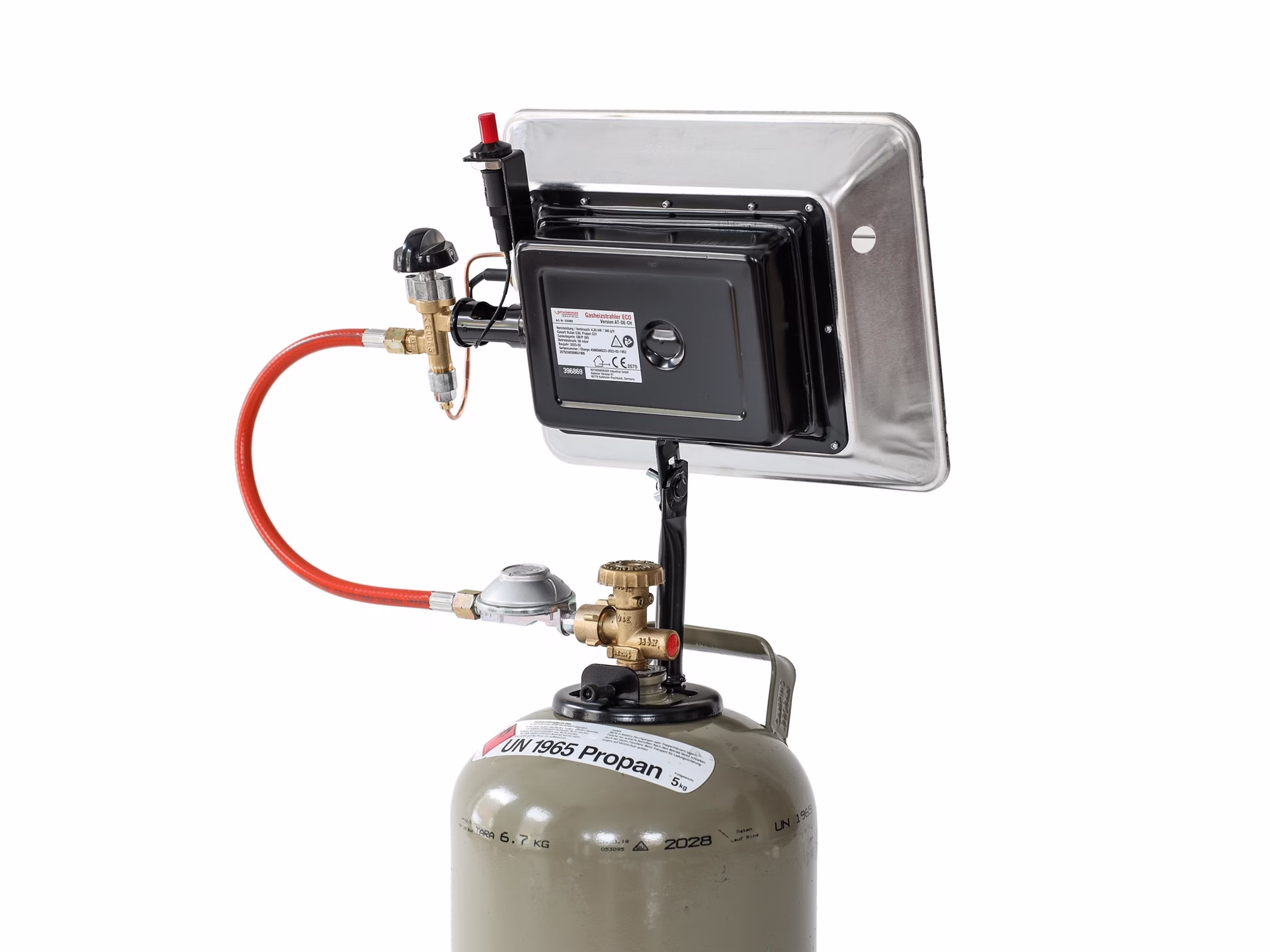 Heizstrahler 2,7-4,2 kW 200-370 g/h 50mbar Piezo