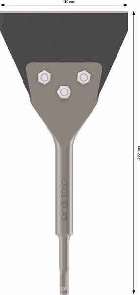Fliesenmeißel PRO Floor Scraper L.290mm B.130mm SDS plus