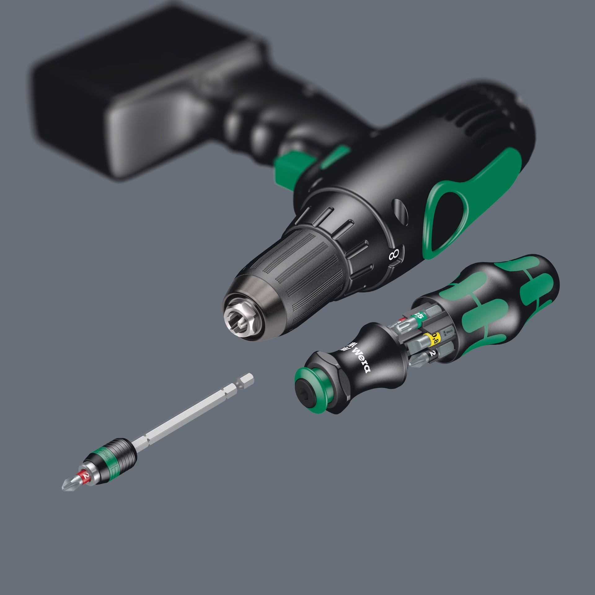 Bitsortiment KK 20 Tool Finder 1 8-tlg.Schlitz/PH/PZD/TORX®