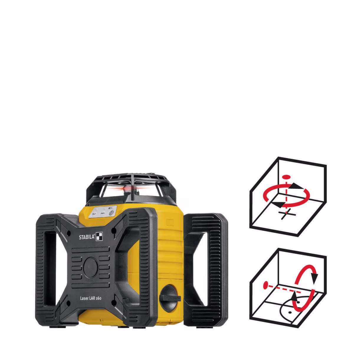Rotationslaserset LAR 160 7-teilig 5Grad