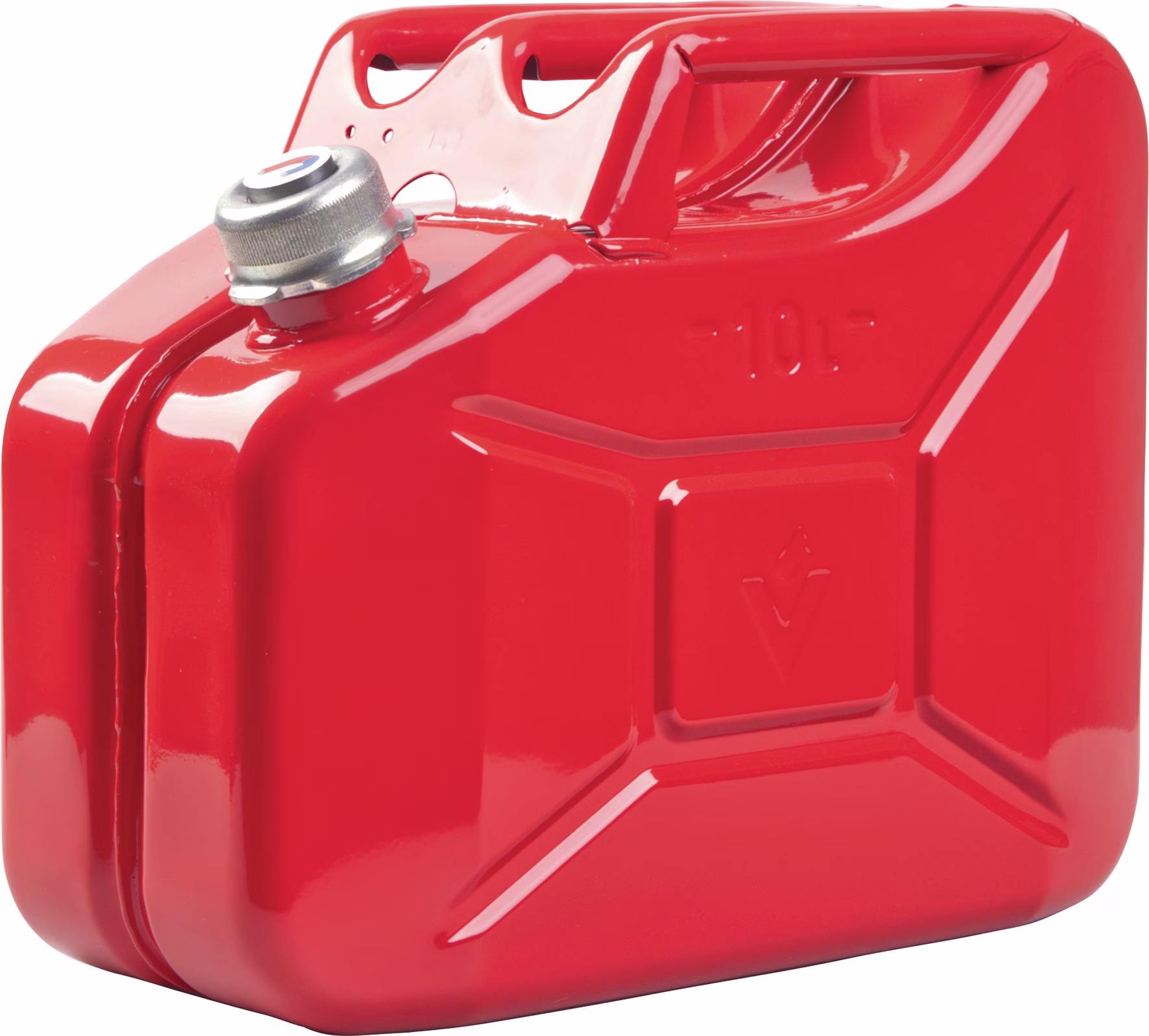 Kraftstoffkanister 10l Schraubverschluss Rot RAL 3000 Stahlbl.0,9mm